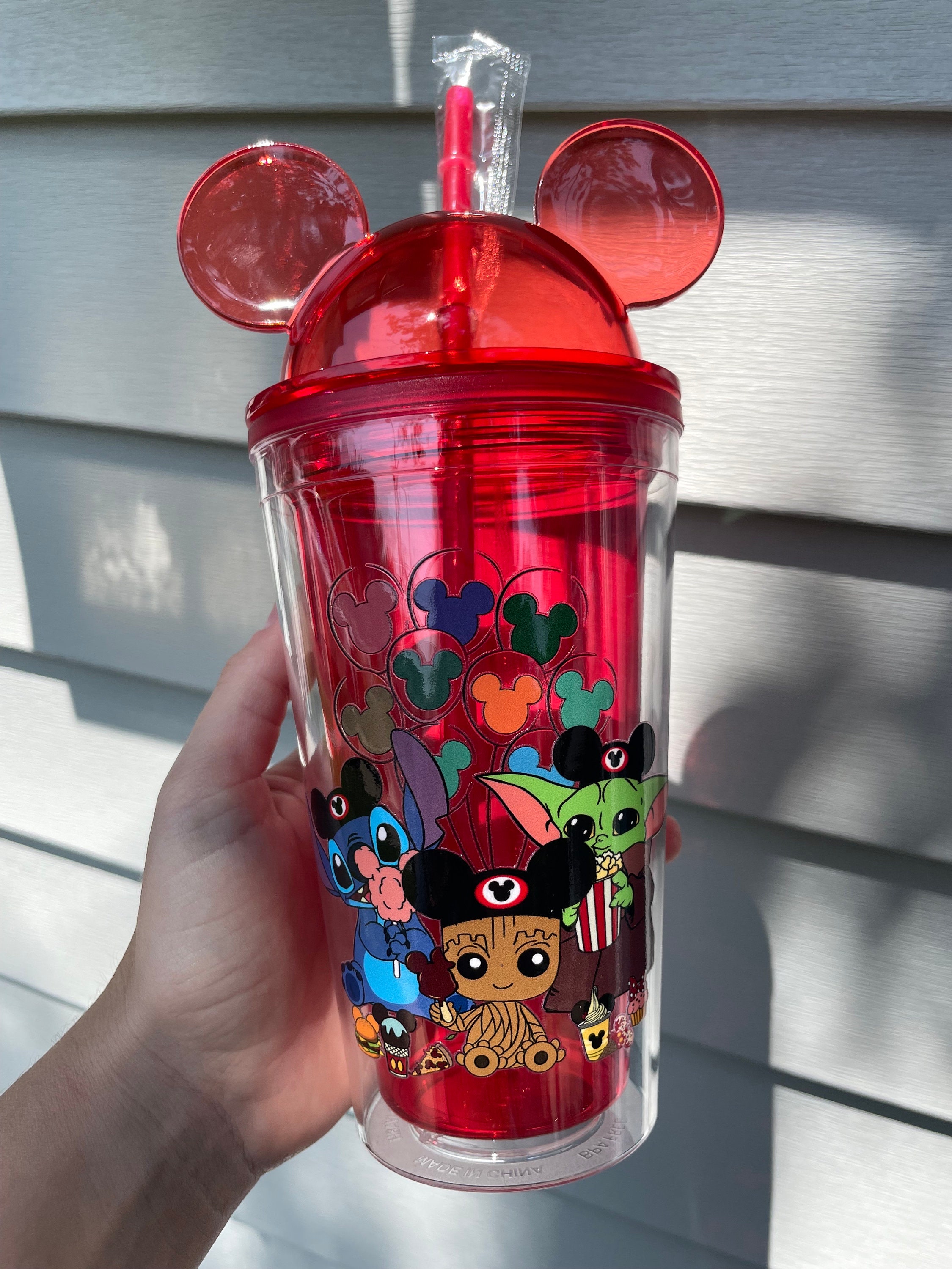 24 Pieces Disney's Mickey's Clubhouse Acrylic Silly Straw Tumblers -  Plastic Drinkware - at 