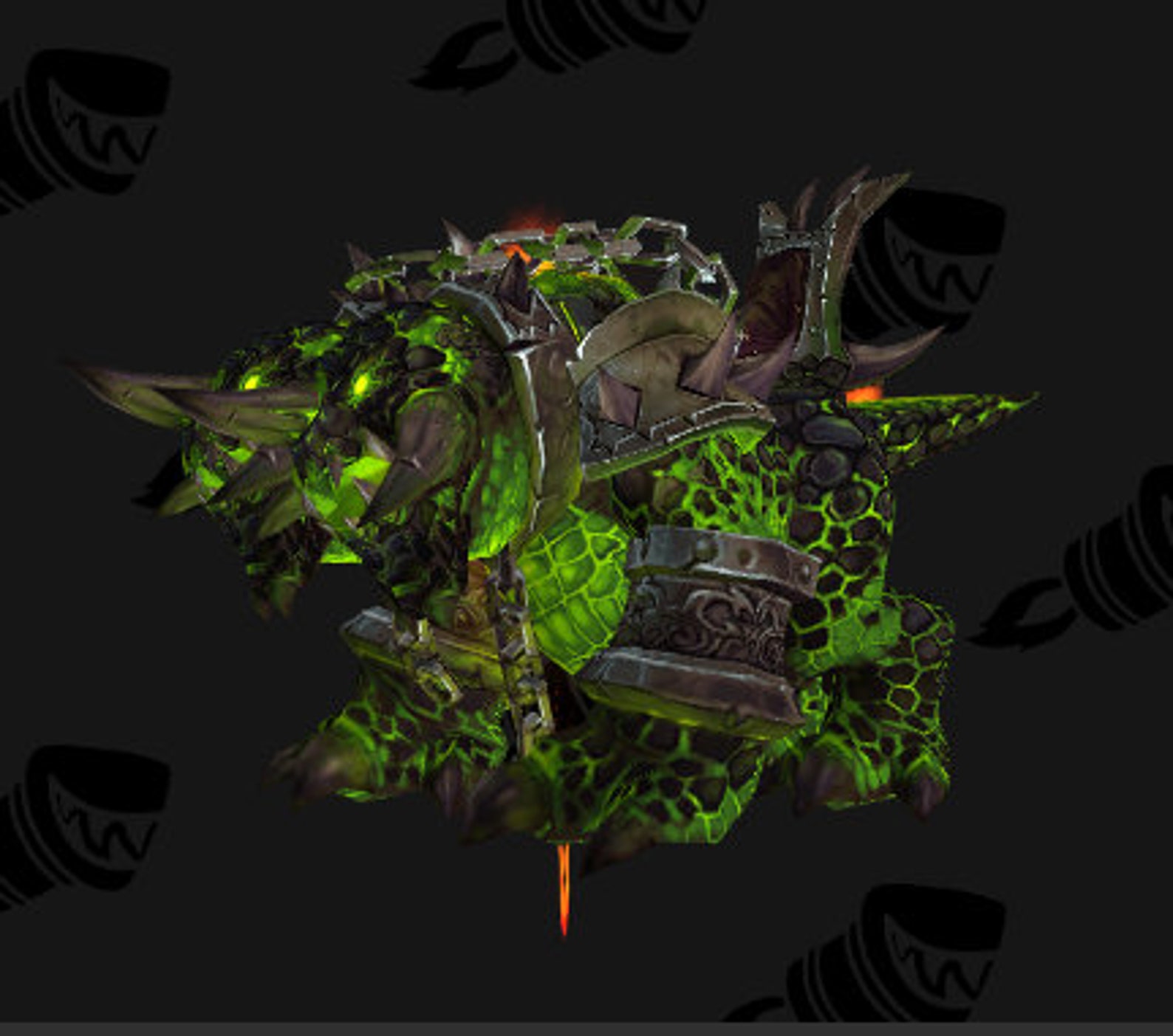 World of Warcraft WoW Mount Steelbound Devourer / Steelbound Etsy