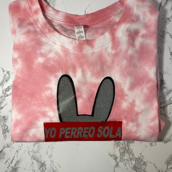 Tye Dye Bad Bunny Shirt