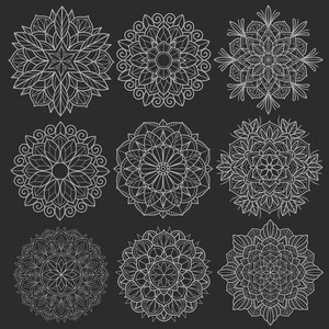 Mandala Brush Stamps for Procreate Over 50 Stamps - Etsy