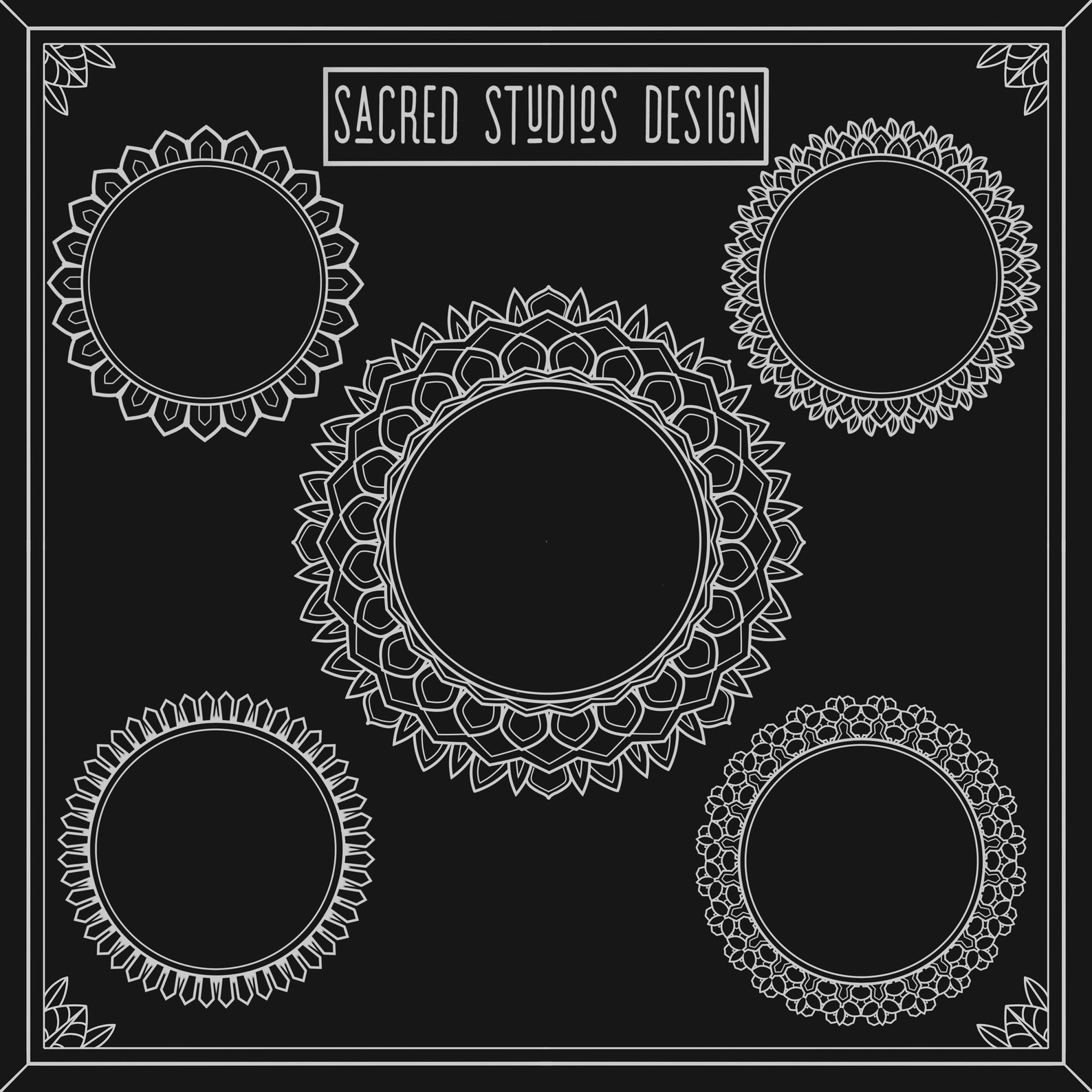 145 Mandala Stamp Set Brushes for Procreate - Etsy