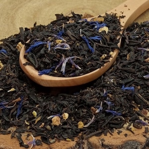 Countess Grey: Earl Grey Tea Blend With Orange Peel & Cornflowers - Choose Bag or Jar