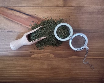 Organic Peppermint Leaf Tisane: 'Totally Mint' Caffeine-Free Herbal Tea