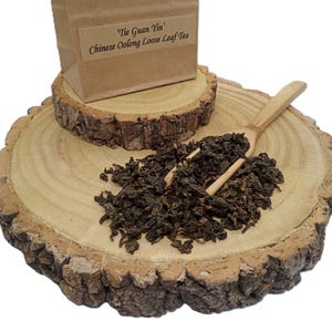 Toasty 'Tie Guan Yin' Chinesischer Oolong-Loose-Blatt-Tee - Wählen Sie Menge Beutel Caddy Glas