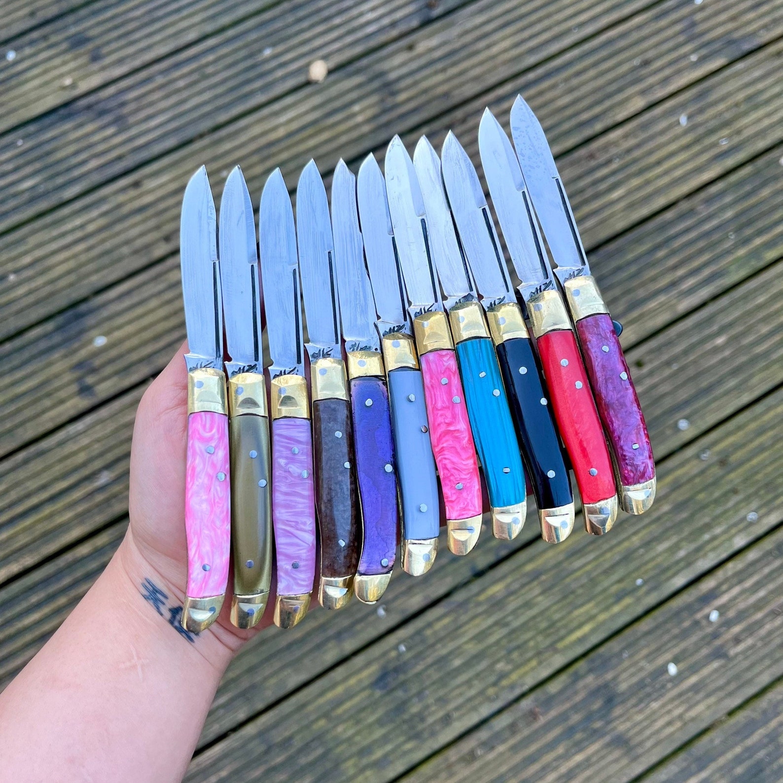 Mini Pocket Knife Small Folding Knife Quality Handmade - Etsy