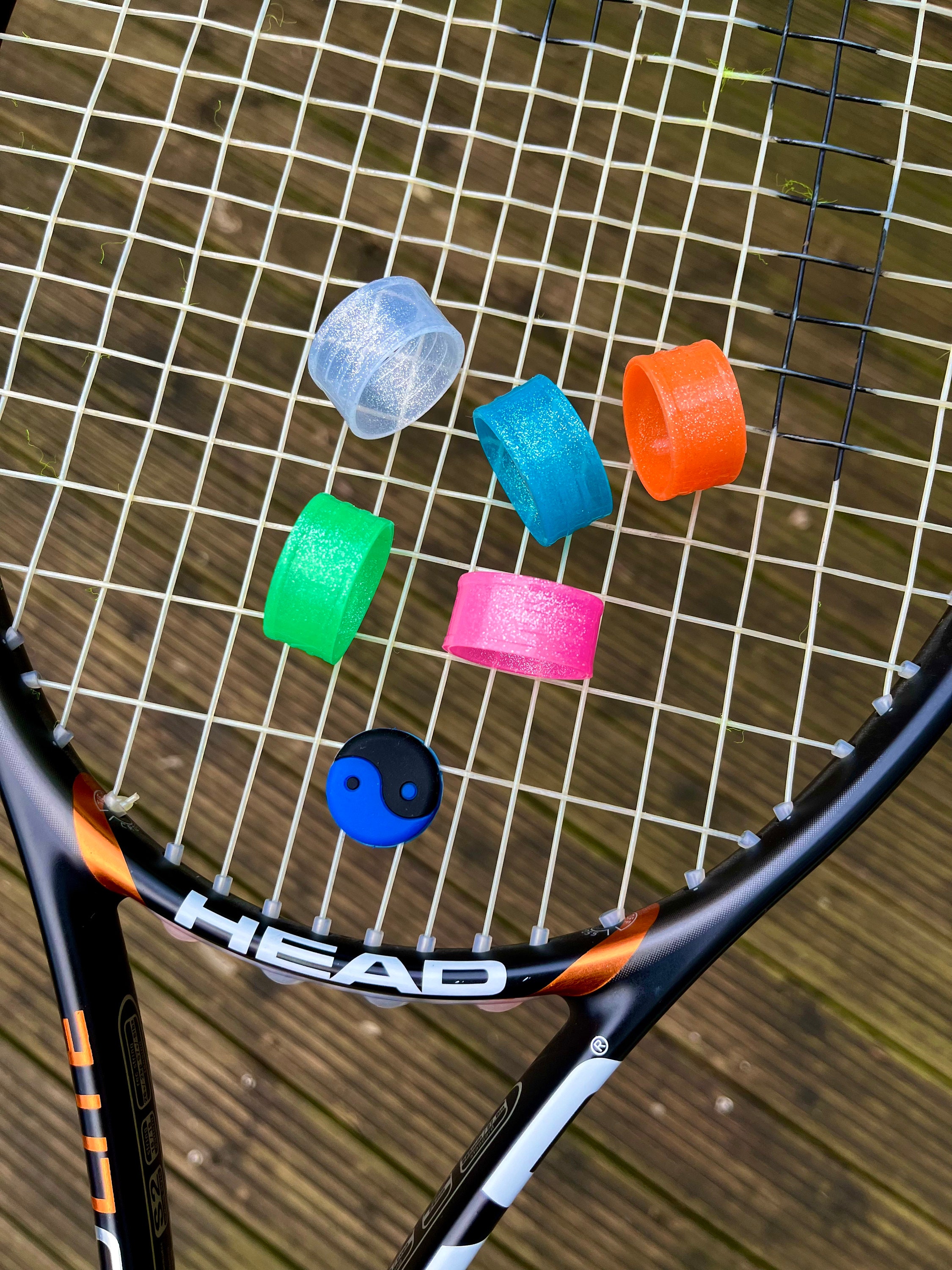 New Stretchy Tennis Racket Handle's Rubber Ring Tennis Racquet
