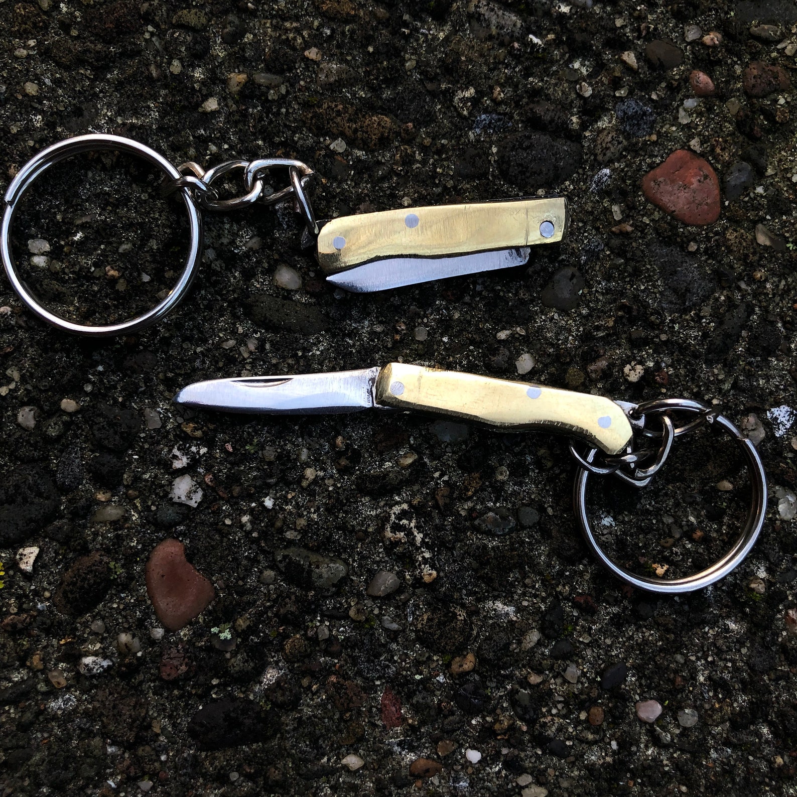 Super Tiny pocket knife with keychain Sharp Folding knife Etsy