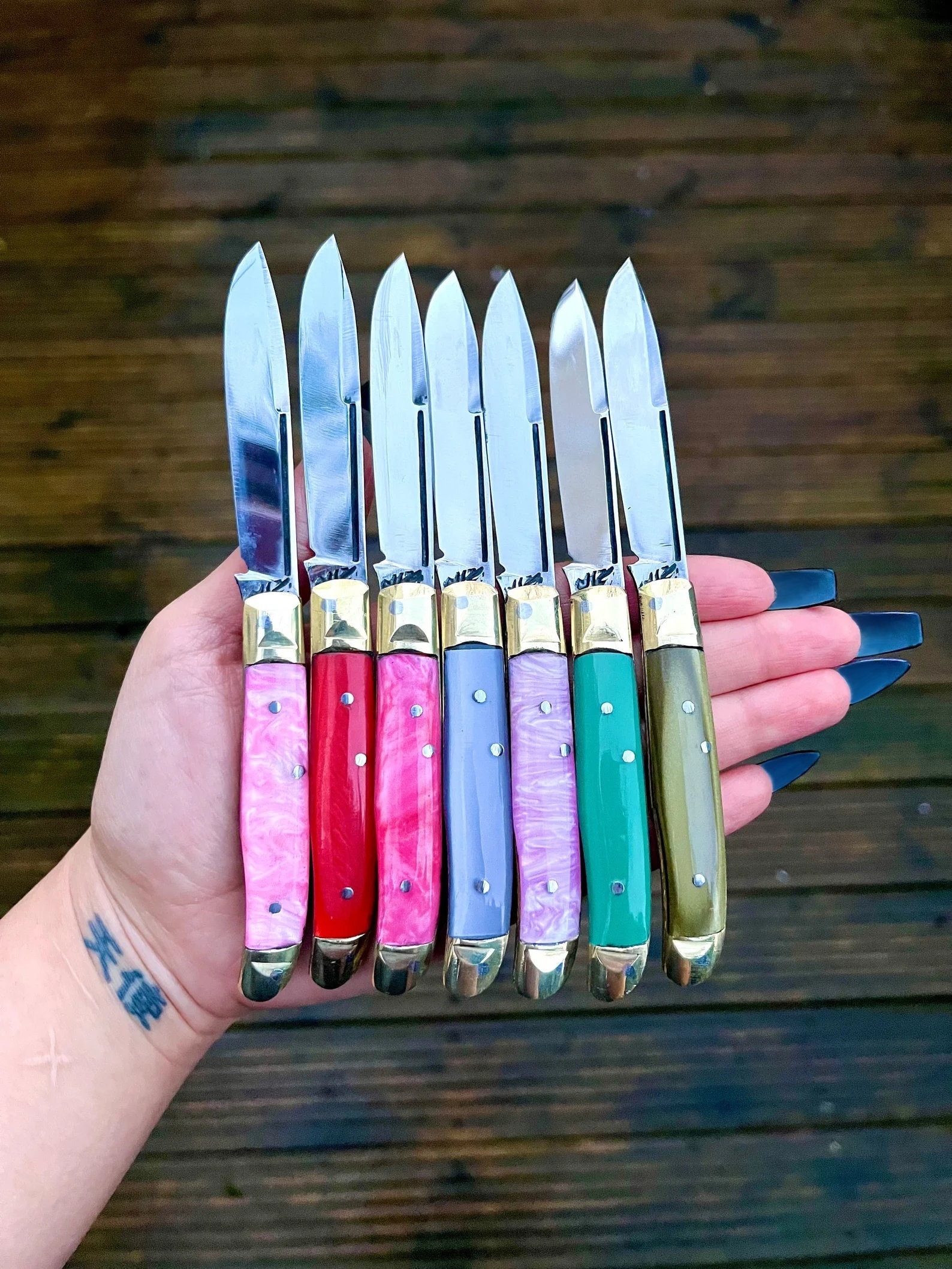 Mini Pocket Knife Small Folding Knife Quality Handmade Etsy