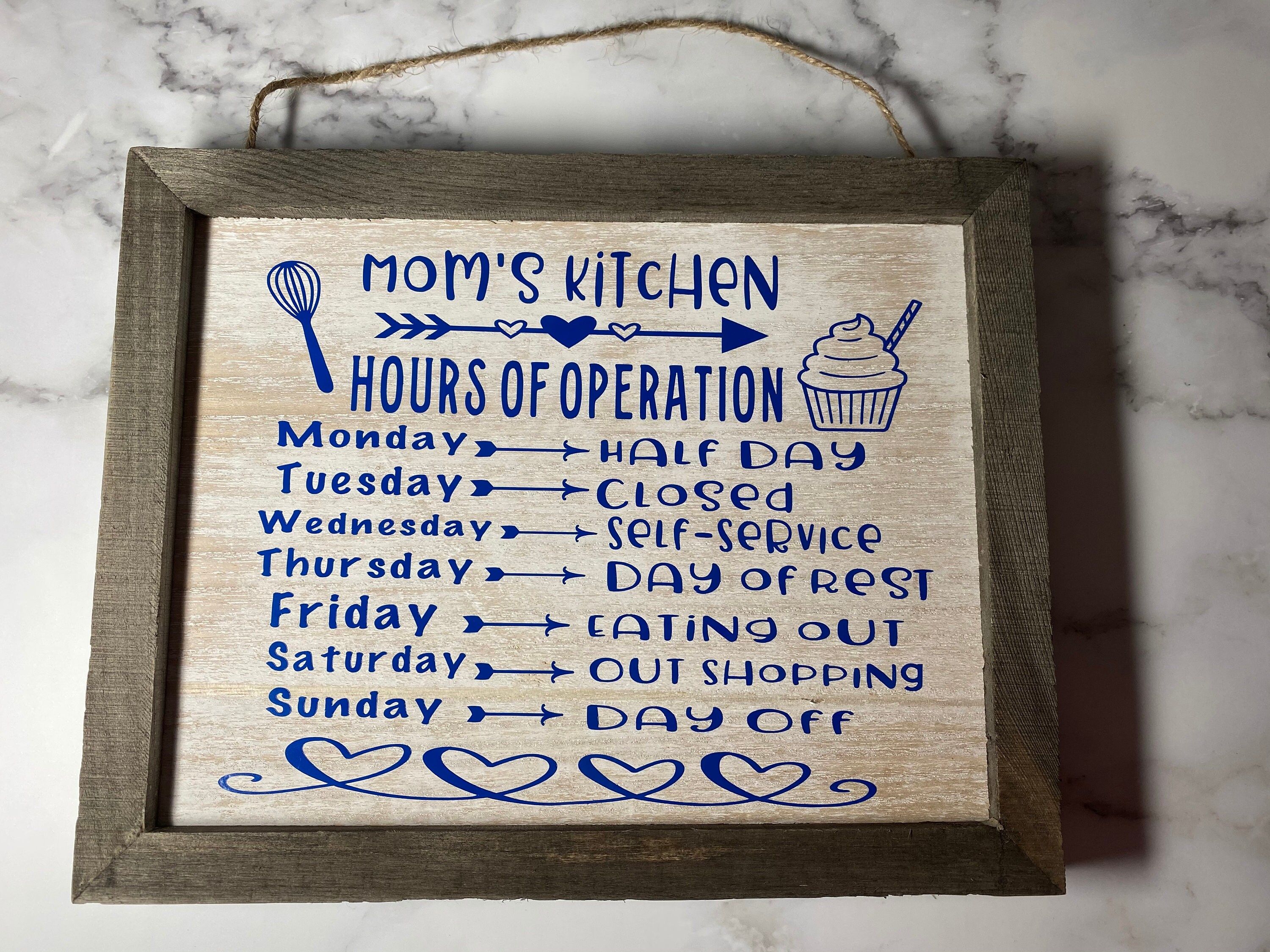 Moms kitchen hours of operation Etsy