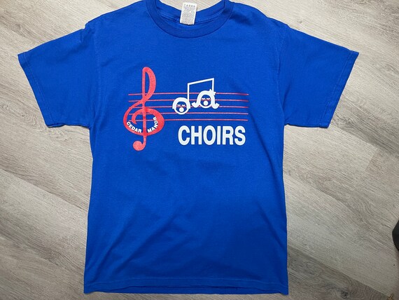 90's Vintage Cedar Manor Nursing Home Choir T Shi… - image 4