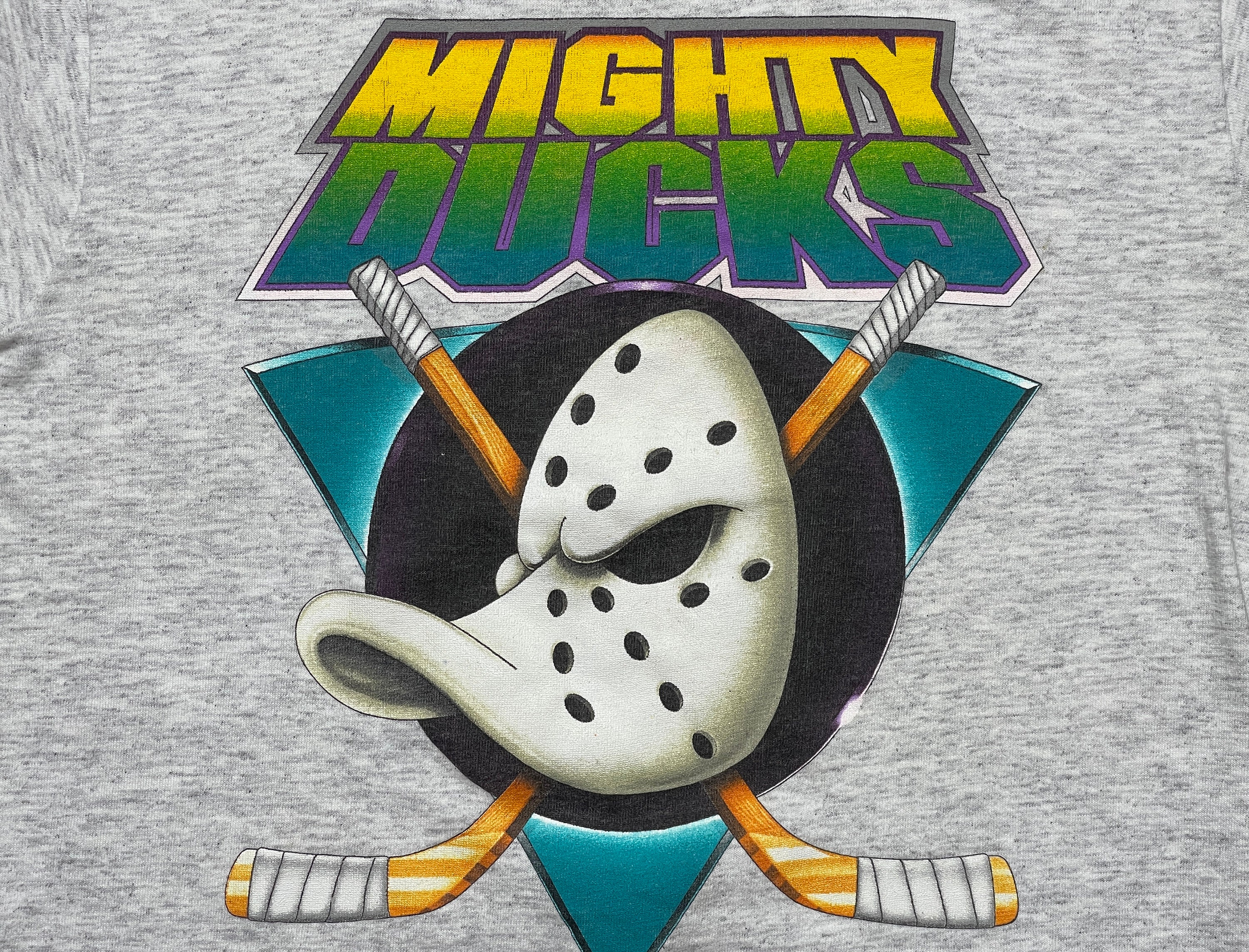 Mighty Ducks Logo 90s Kid Movie - Throwback Retro Vintage