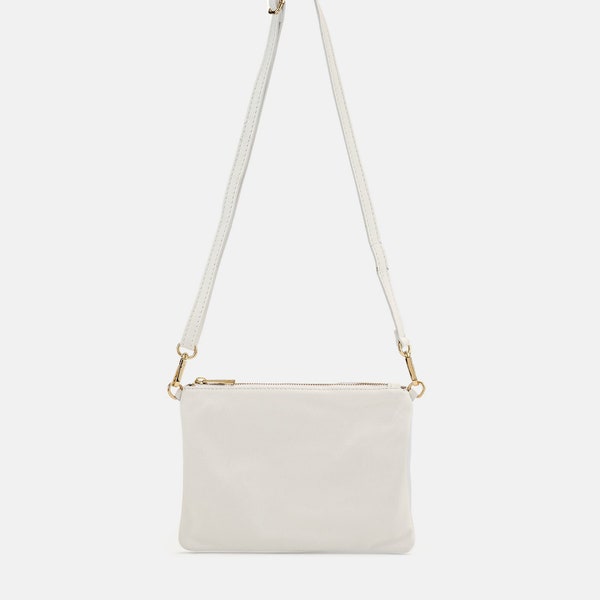 Petite pochette blanche Tully