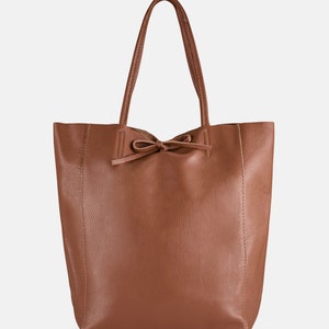 Monica Brown - Soft Leather Shopper Bag