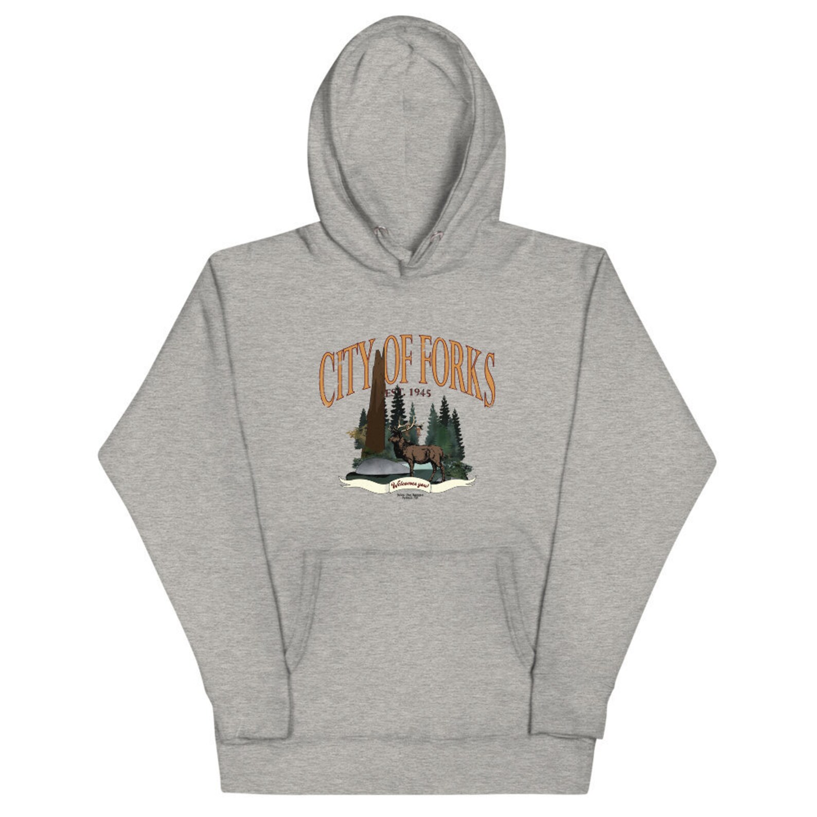 Twilight city of Forks Hoodie Etsy