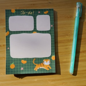 Tiger memo / Tiger to do list/ notepad