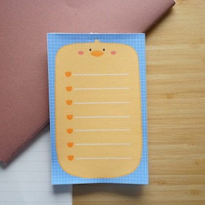 duckie memo pad/ kawaii memo pad/ cute notepad/