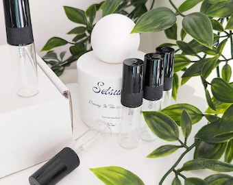 Curated Fragrance Sample: Dancing in the Moonlight by Setsuna, Hand-Poured Indie Scent Discovery, Atmospheric Floral Musk