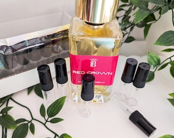 Hand-Filled Perfume Sample: Red Crown by Cerchi Nell’Acqua, Curated Sweet Syrup Fruity Cherry Rare Niche Collector Unisex Spray