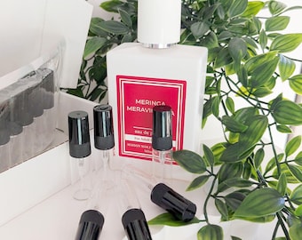 Hand-Filled Perfume Sample: Meringa Meravigliosa by Maison Wolf, Curated Meringue Sweet Vanilla Niche Gourmand Travel Spray