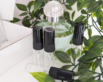 Hand-Filled Perfume Sample: Macaron Amande by Tutti Délices, Curated Sweet Gourmet Almond Pastry Niche Travel Spray
