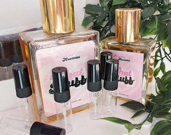 Curated Fragrance Sample: What the Fluff by Aspiring Aromas, Hand-Filled Discovery Spray, Sweet Fluffy Marshmallow Niche Perfume