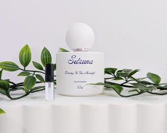 Curated Fragrance Sample: Dancing in the Moonlight by Setsuna, Hand-Poured Indie Scent Discovery, Atmospheric Floral Musk