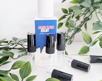 Curated Fragrance Sample: Shocking Bull by i Piccarilli, Hand-Filled Unique Perfume Travel Atomiser, Smells like Fizzy Drink