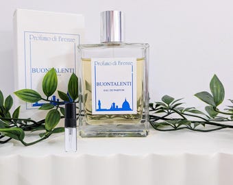 Hand-Filled Perfume Sample: Buontalenti by Profumo di Firenze, Curated Italian Gelato Toffee Banana Niche Gourmand Travel Spray