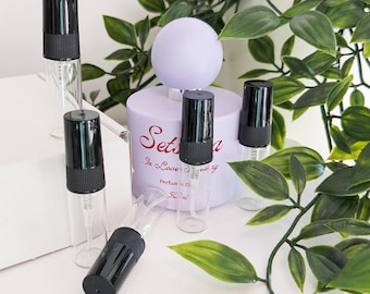 Curated Fragrance Sample: In Love Someday by Setsuna, Hand-Poured Small Batch Indie Perfume, Romantic Marshmallow Gourmand Vial