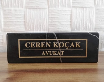 Black Marble Name Plates, Marble Name Plate ,