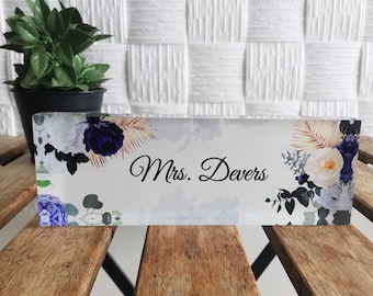 Personalized Name Plate for Desk Custom Office Decor Nameplate Sign Office Desk Name Plate Teacher Gift ,Office Decor for woman for man