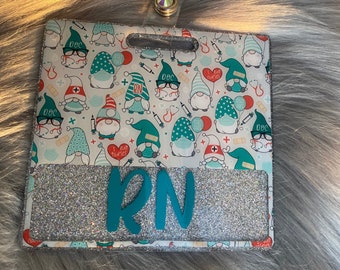 Custom Badge Buddy, Horizontal Personalized Badge Buddy, Vertical Badge Buddy, Glitter, Cute Badge Buddies, Nurse Badge Buddy, Badge Reel