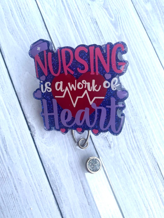 Nursing is a work of Heart - Cedar Ornament Nursing is a work of Heart - Cedar Ornament
