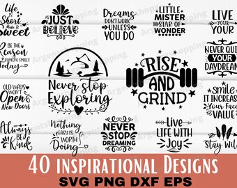 Download Positive Quote Svg Etsy