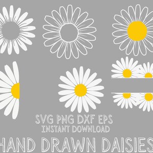 Download Daisy svg bundle daisy layered svg daisy monogram circle ...