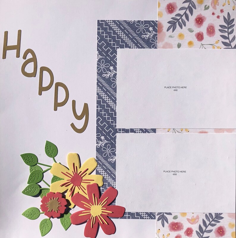 Scrapbooking Layout Kit 6 Page Layout Kit CTMH Layout Kits Etsy