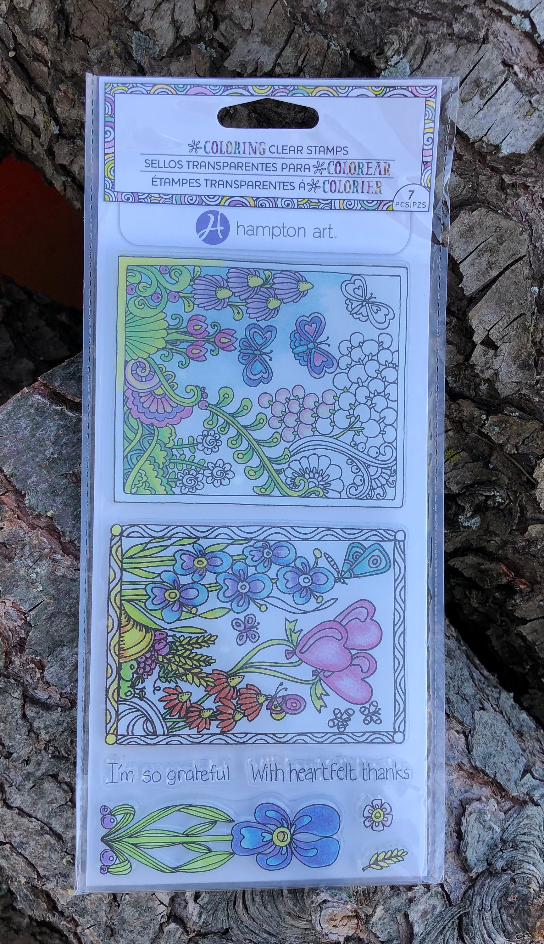 Hampton Arts Color Me Clear Stamps Card Making Stamps Etsy