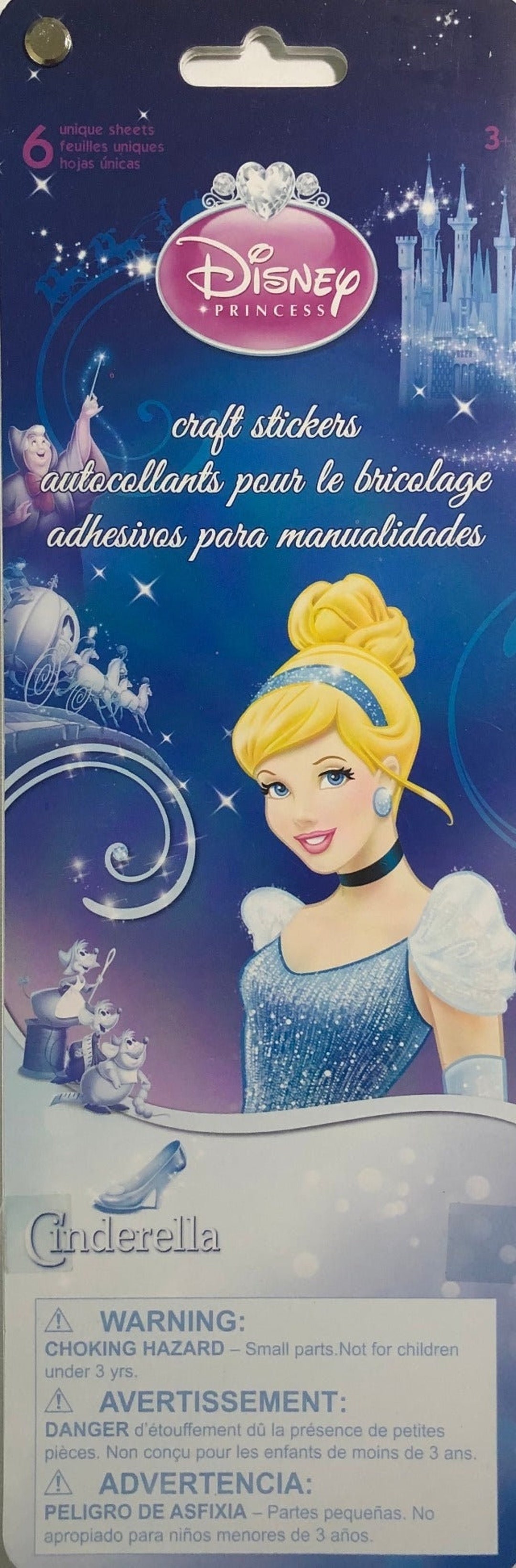 Sandylion Stickers Disney Princess Sticker Flip Book Craft Stickers Scrapbooking Kids Crafts