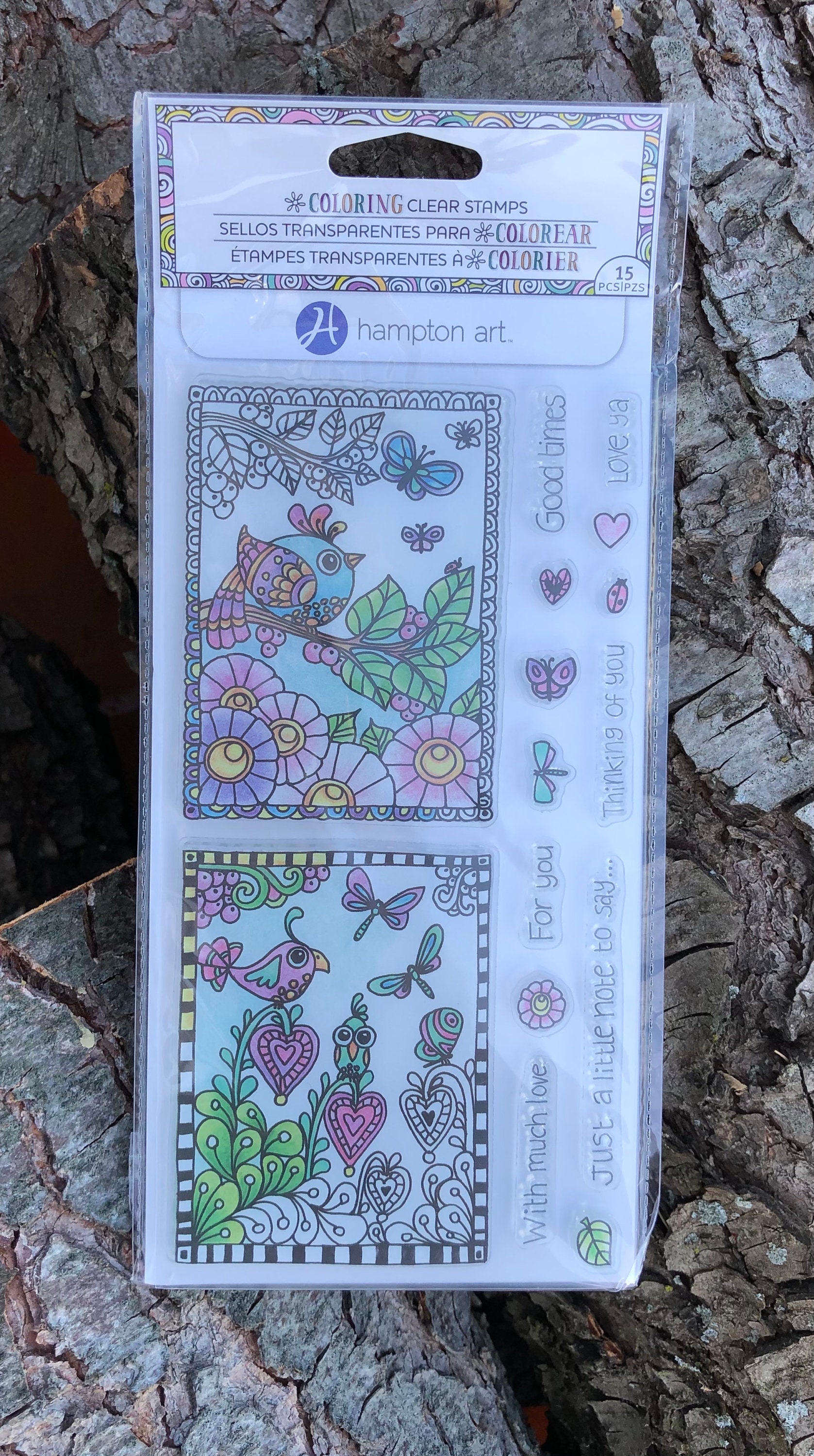 Hampton Arts Color Me Clear Stamps Card Making Stamps - Etsy