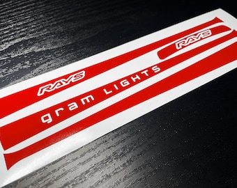Rays Gram Lights 57Xtreme Decals 18&quot; (16 PCS)