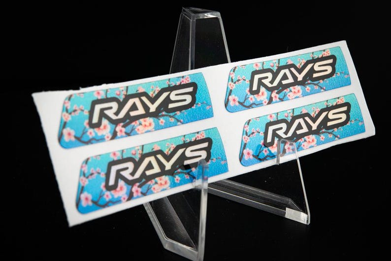 Rays Gram Lights 57DR / 57CR, 57DR-X Center Cap Stickers (4 PCS) image 4