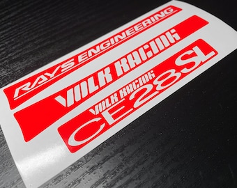 Volk Racing CE28SL 17&quot;-18&quot; Decals (12 PCS)