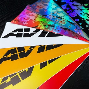AVID.1 AV06 17-18&quot; Wheel Spoke Stickers (4 PCS)