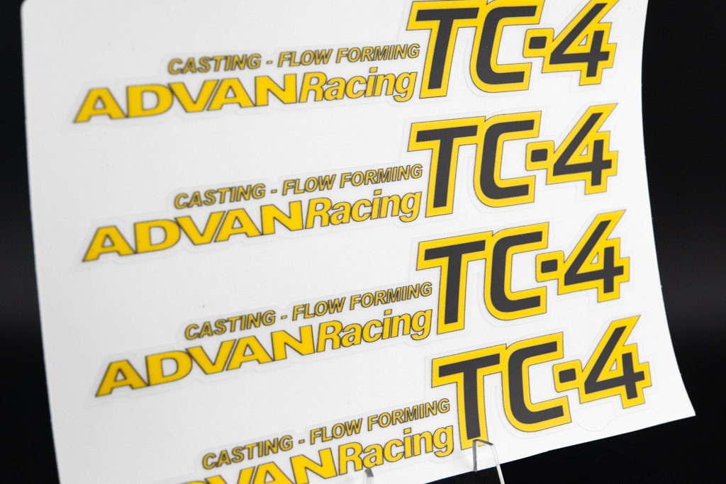 Advan TC-4 Spoke Stickers (4 PCS) - Etsy