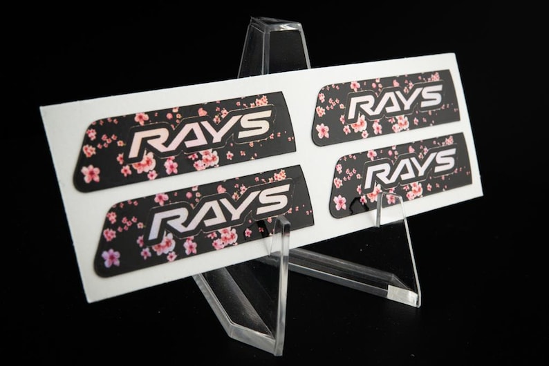 Rays Gram Lights 57DR / 57CR, 57DR-X Center Cap Stickers (4 PCS) image 5