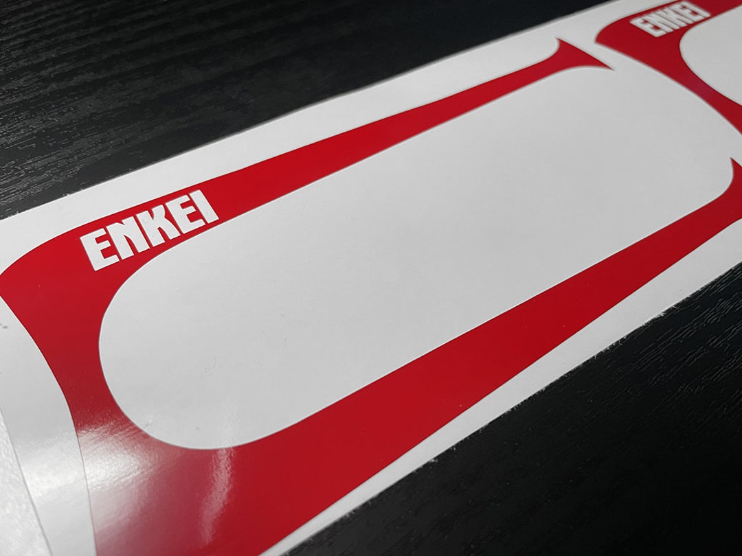 Enkei RPF1 Wheel Decals 4 PCS Etsy