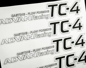 Advan TC-4 Spoke Stickers (4 PCS) - Etsy