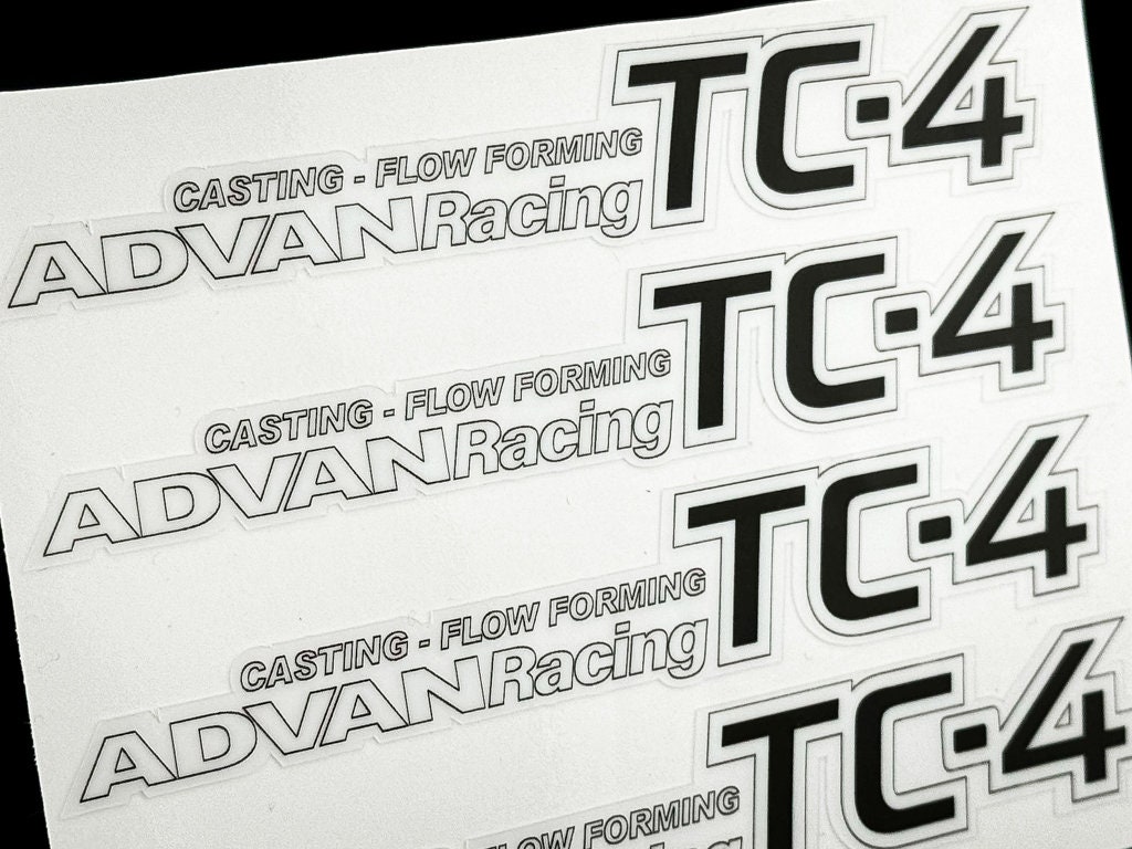 Advan TC-4 Spoke Stickers (4 PCS) - Etsy