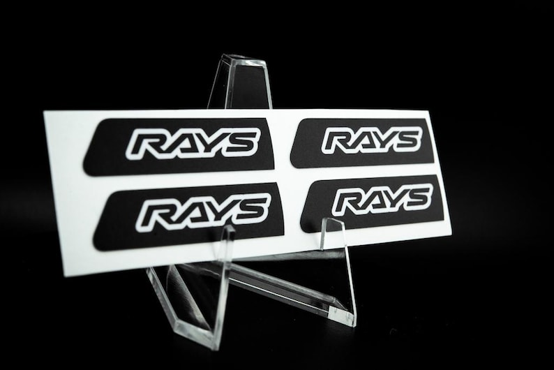 Rays Gram Lights 57DR / 57CR, 57DR-X Center Cap Stickers (4 PCS) image 8