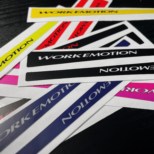 Work Emotion ZR10/D9R Wheel Stickers 17-19" (4 PCS)